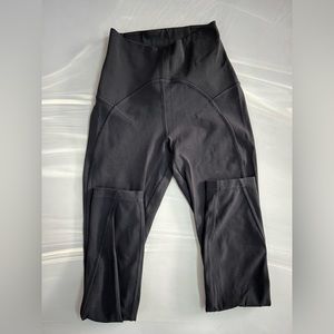 Lululemon black align leggings with detailing. 25” size 0 🖤